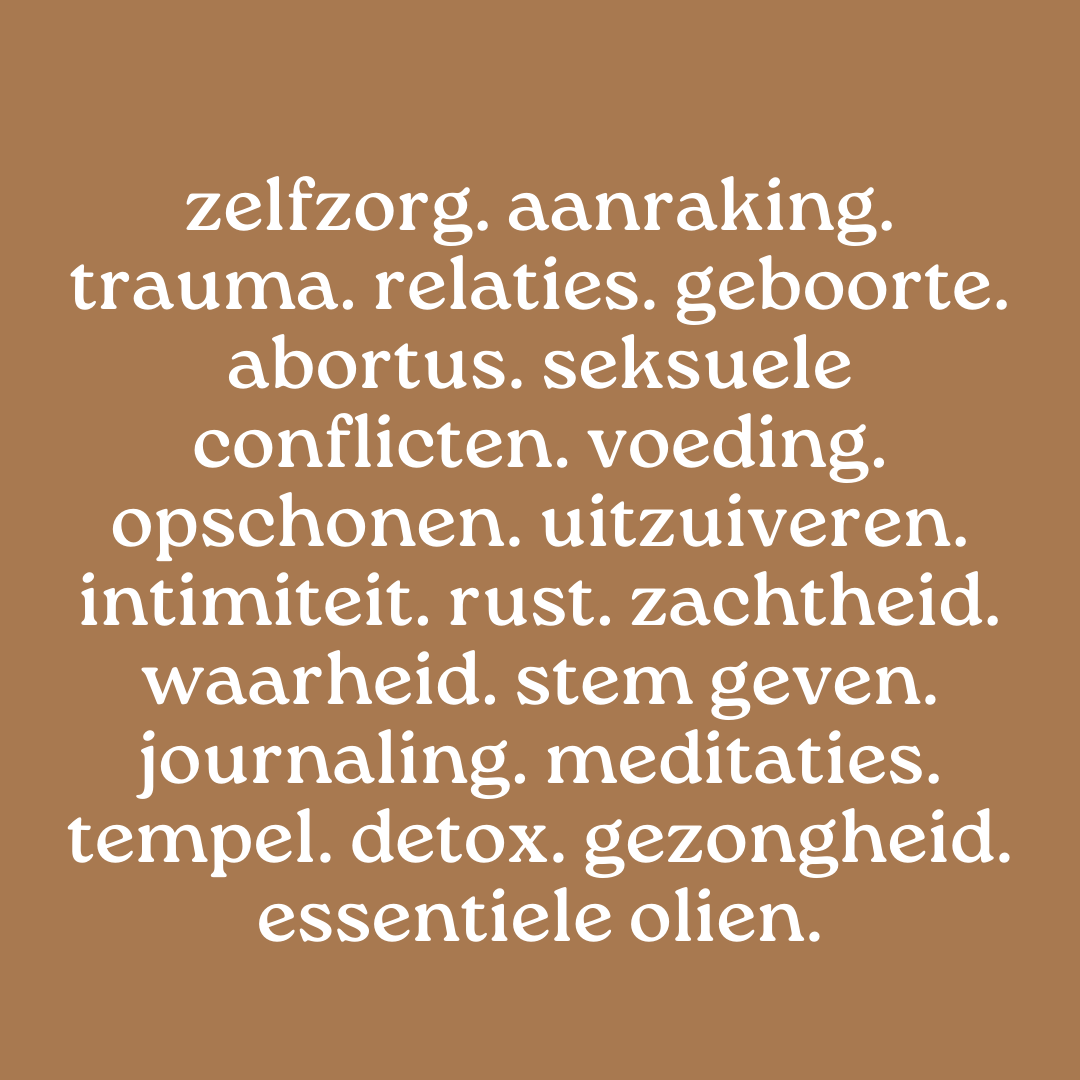''Sterf om te leven'' - 1:1 traject - plek voor 1 vrouw